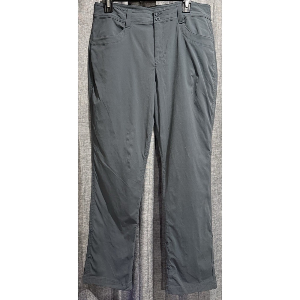 Eddie Bauer Womens Size 12 Blue/Gray Travex Travel Hiking Convertable Pants